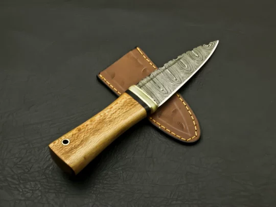 Damascus Dirk Knife