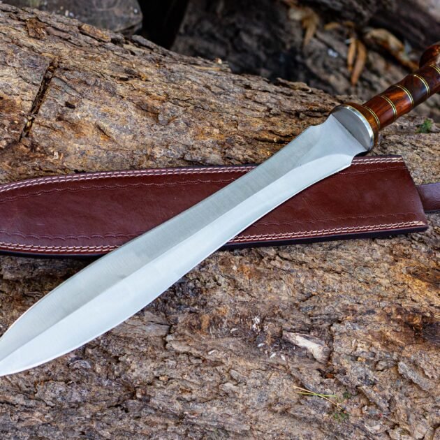 Roman Gladius Historical Custom Made Damascus Steel Blade, Warior Sword